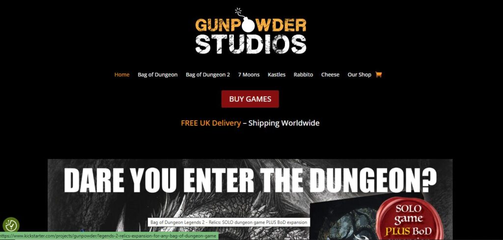 gunpowder studio Board Game Wholesalers in the UK