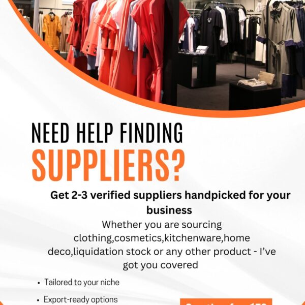 Personalized Supplier Sourcing Service