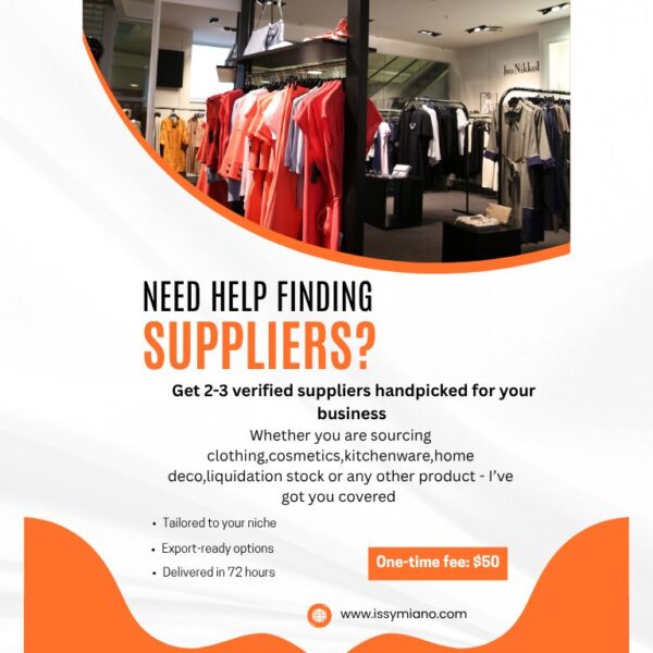 Personalized Supplier Sourcing Service