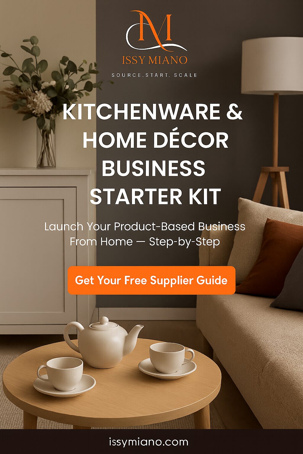kitchenware and decor banner Start & Grow Your Home Decor or Kitchenware Business