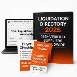 Premium Liquidation Directory (165+ Verified Suppliers 2026 Edition)