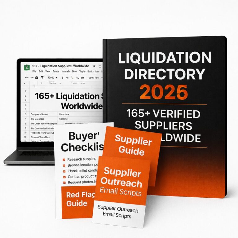 Premium Liquidation Directory (165+ Verified Suppliers 2026 Edition)