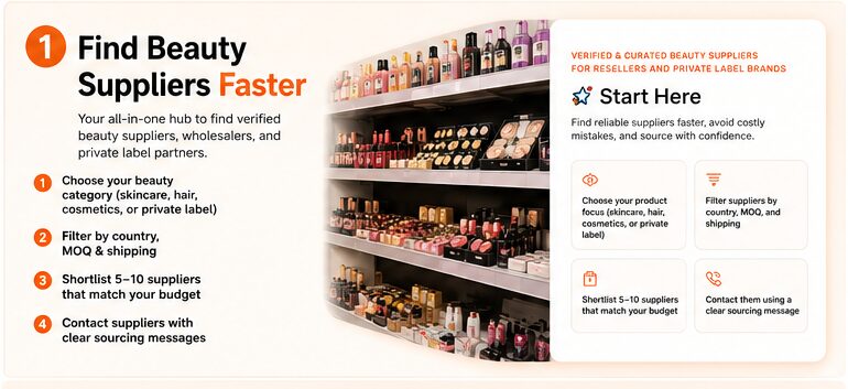 Beauty Supplier Intelligence Hub preview