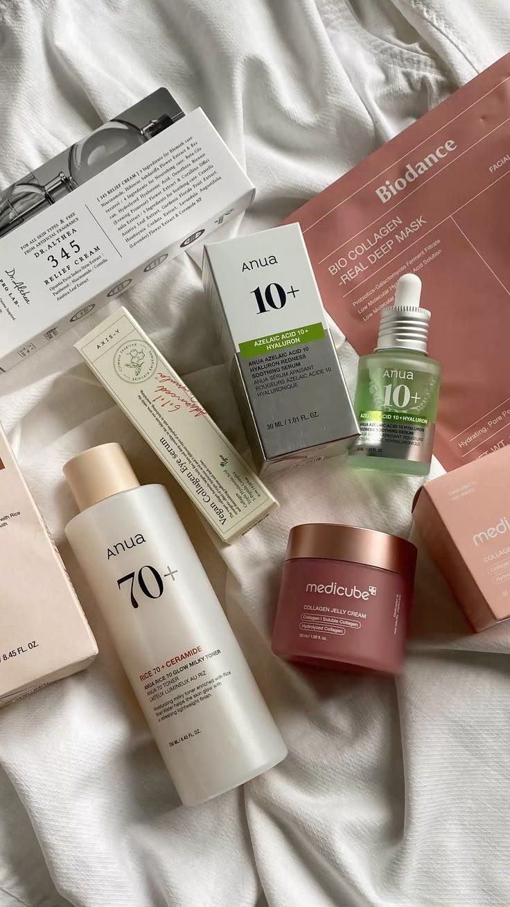 Korean beauty skincare products
